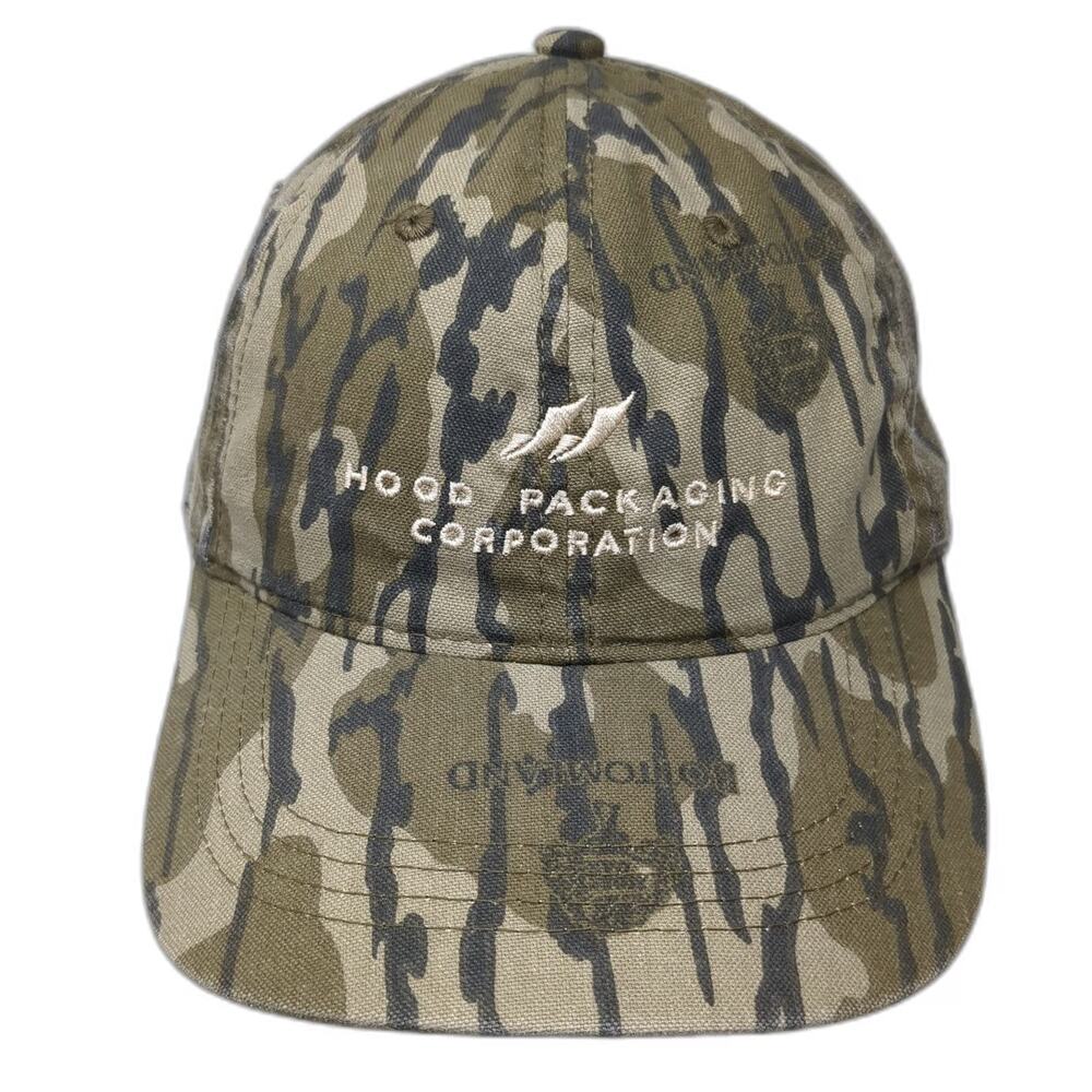 Outdoor Cap Baseball Hat Green One Size Bottomland Camo Hood Packaging Corp